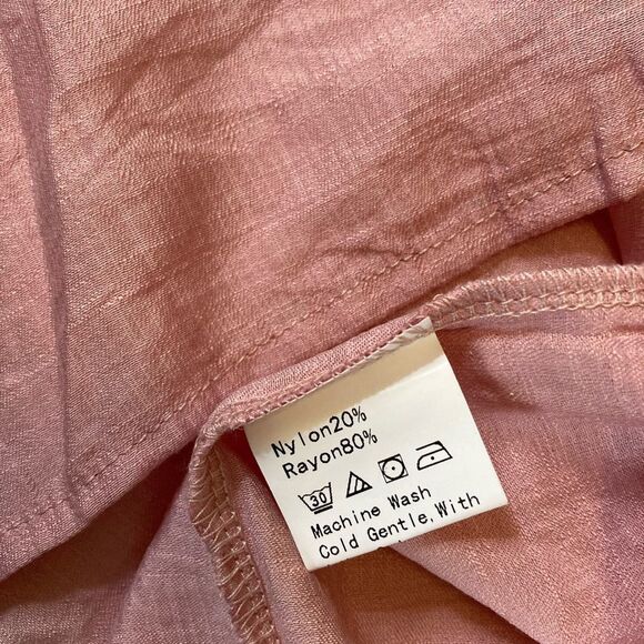 Cinnie Pink sleeveless blouse Medium NWT - Picture 5 of 5